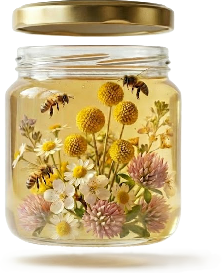 Банка натурального мёда